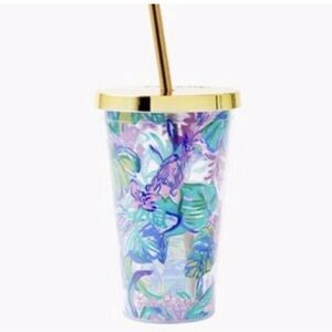 Lilly Pulitzer GWP Travel Tumbler in Mermaid in the Shade